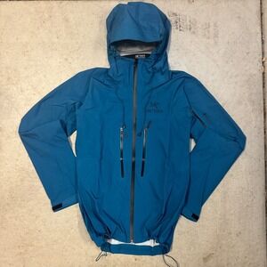 Arc'teryx Alpha SV GORE-TEX Pro Jacket Mens‎ Medium Blue Waterproof Hardshell